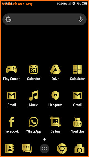 New HD Gold Iconpack theme Pro screenshot