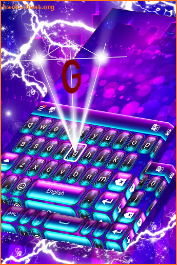 New HD Purple Keyboard screenshot