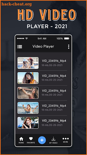 New HD Video Player - Play Full HD Video screenshot