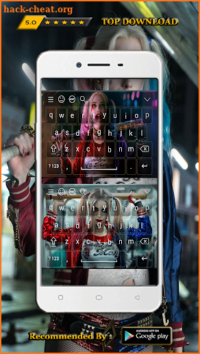 New Keyboard for Harley Quinn Joker screenshot