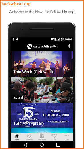 New Life Fellowship Ministries screenshot