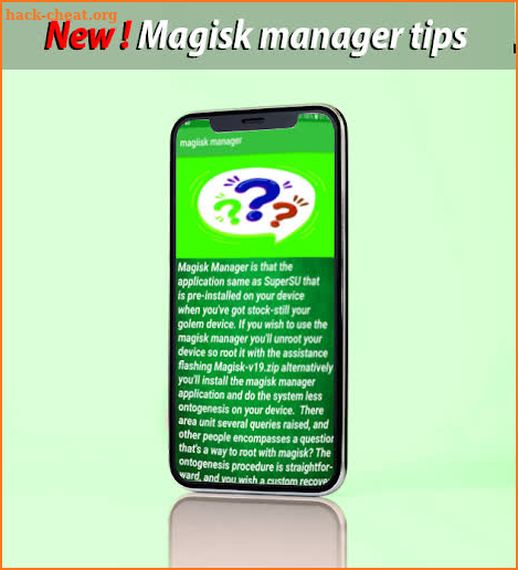 New Magisk manager tips 2019 screenshot