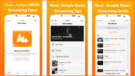 New Musi Simple Music Streaming 2021 tutorial screenshot