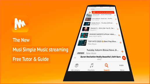 New Musi Simple Music Streaming Tutorial screenshot