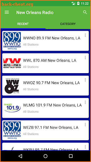 New Orleans Radio Stations screenshot