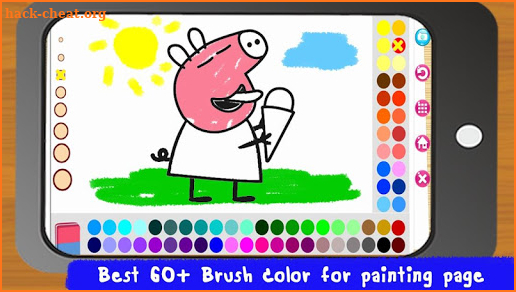 New Pepa Coloring Book - Cartoon Painting screenshot