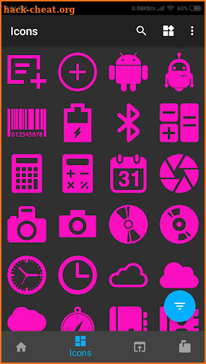 New Pink Iconpack theme Pro screenshot