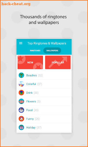 New Ringtones & Wallpapers screenshot