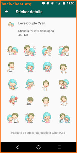 💑New Stickers Couples in Love WastickerApps screenshot