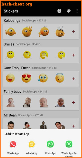 New Stickers for Chat - WAStickerApps screenshot