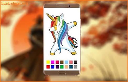 New Unicorn Coloring Book Game screenshot