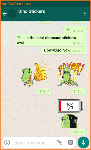 New WAStickerApps - Dinosaur Stickers For Chat screenshot