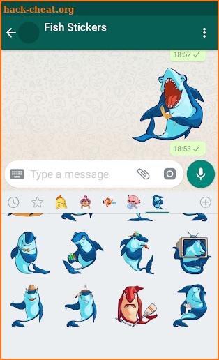 New WAStickerApps 🦈 Fish Stickers For WhatsApp screenshot