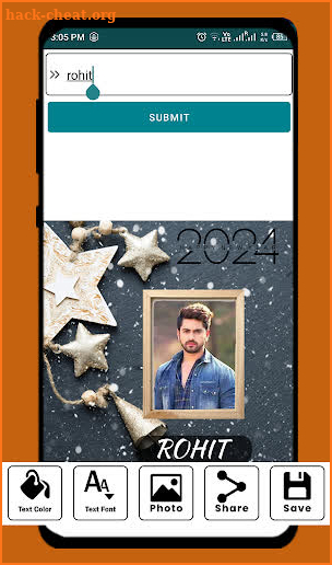 New Year 2024 Photo Frame screenshot