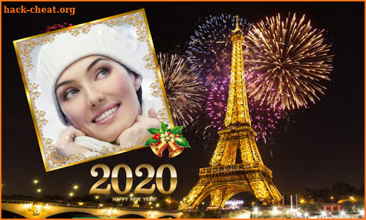 New year card photo frame 2022 screenshot