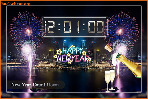 New Year Count Down Live Wallpaper 2019 screenshot