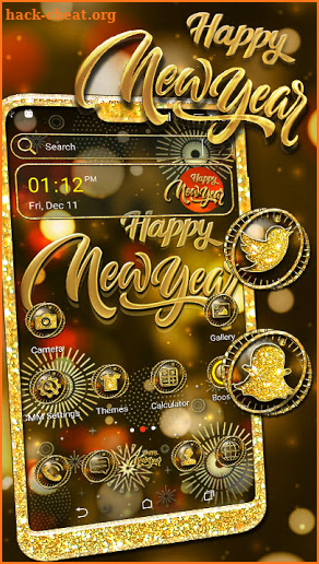 New Year Launcher Theme screenshot