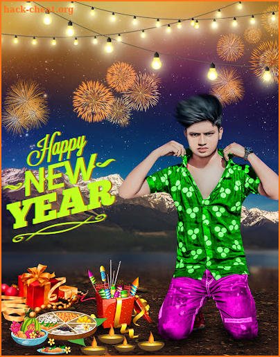 New Year photo frame 2022 screenshot