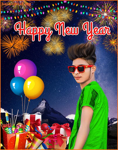 New Year photo frame 2022 screenshot