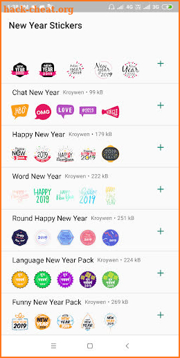 New Year Stickers for WAStickers screenshot