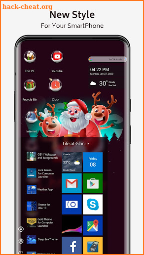 New year Theme For Computer Launcher screenshot