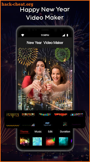 New Year Video Maker 2022 screenshot