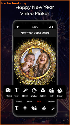 New Year Video Maker 2022 screenshot