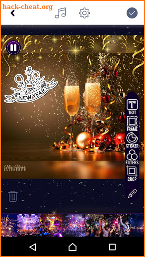 New Year Video Maker - Slideshow With Music screenshot