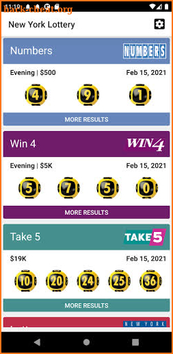 New York: Numbers & Results screenshot