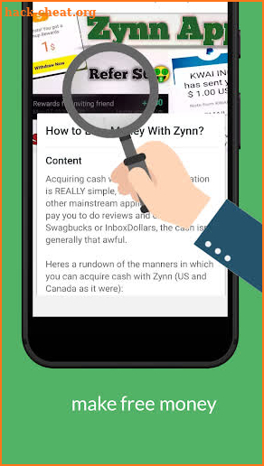 New Zynn app Guide screenshot