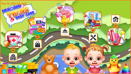 Newborn Twin Baby Care Nursery screenshot