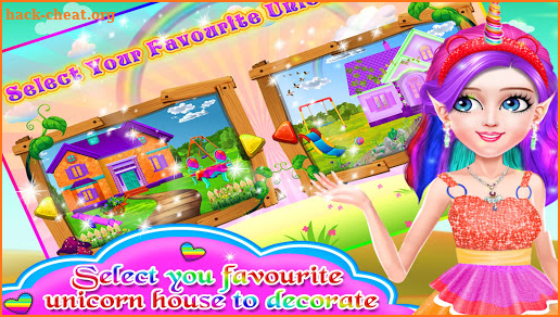 Newborn Unicorn House Decoration screenshot