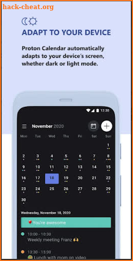 Newcalendar Unique ATN screenshot