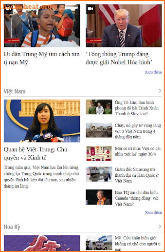 News: VOA Tiếng Việt screenshot