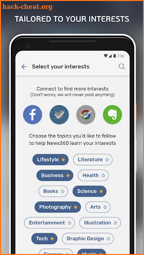 News360: Personalized News screenshot