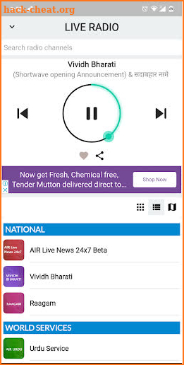 NewsOnAir: Prasar Bharati Official App News+Live screenshot