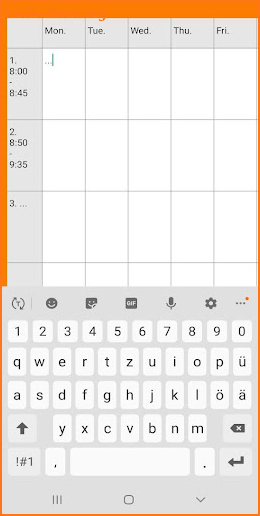 NewTimetableNotes–Table notes screenshot