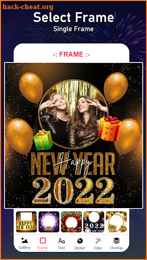 NewYear Photo Frame screenshot