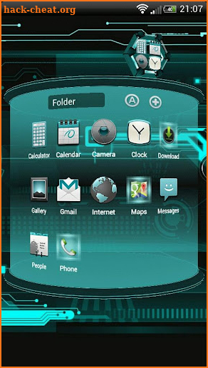 Next Launcher Cyanogen Theme screenshot