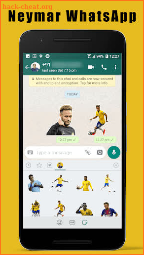 Neymar Stickers For WhatsApp screenshot