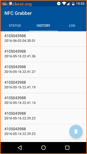 NFC RFID Grabber screenshot