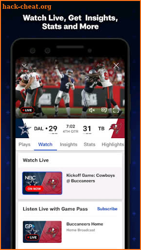 NFL Live Scores 2022- Schedule , News ,Results screenshot