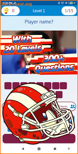 nfl player quiz screenshot