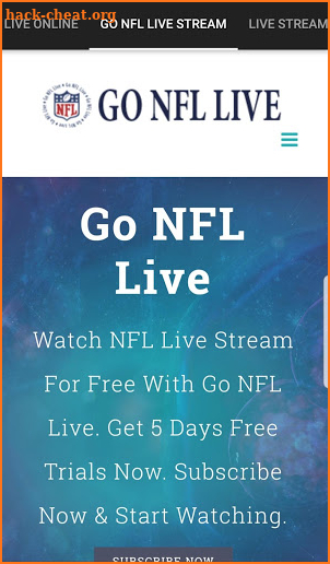 NFL Streaming Free Live Online screenshot