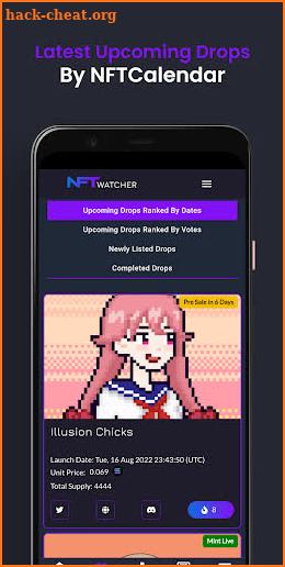 NFTWatcher : Find Upcoming NFT screenshot