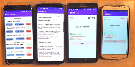 NGSS Biology - Study Cards, 5 of 7 screenshot