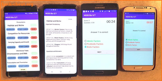 NGSS Biology - Study Cards, 5 of 7 screenshot