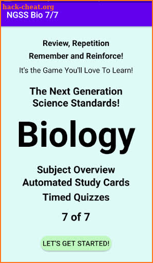 NGSS Biology - Study Cards, 7 of 7 screenshot