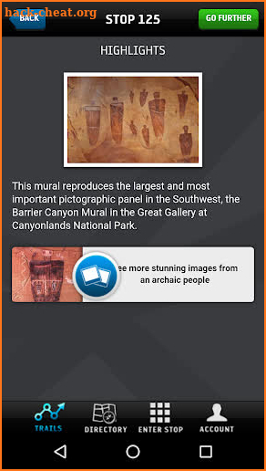 NHMU Trailhead screenshot