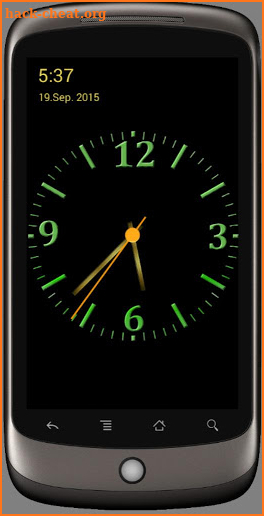 Nice Night Clock with Alarm and Light screenshot